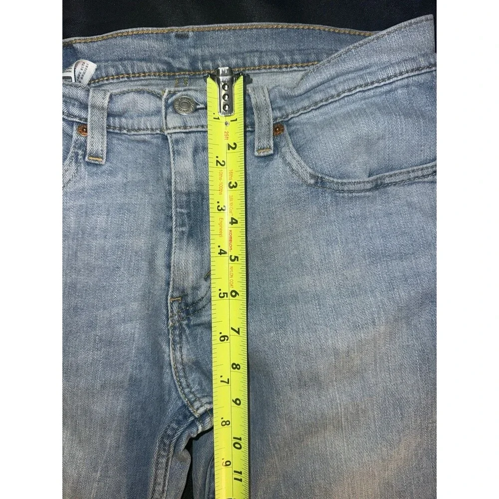 Levi’s 511 Men’s Jeans W31 Light Wash Slim Fit Stretch Denim Distressed